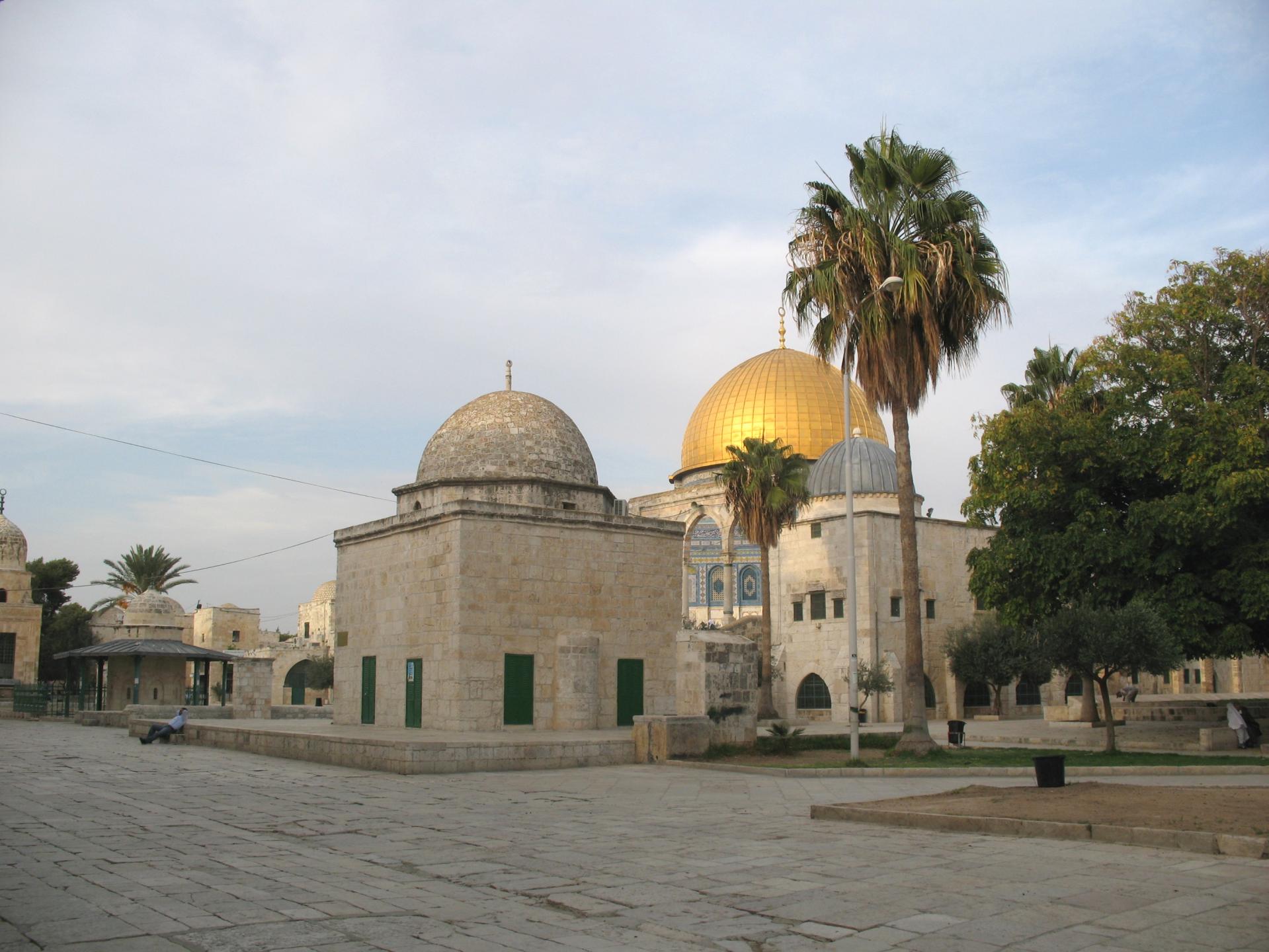 Old city and alaqsa mosque in jerusalem palestine